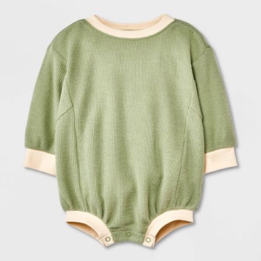 Baby Cozy Waffle Romper - Cat & Jack